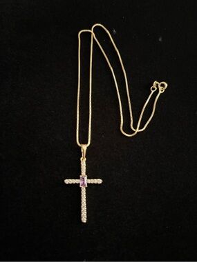 Gold plated Cross Necklace
